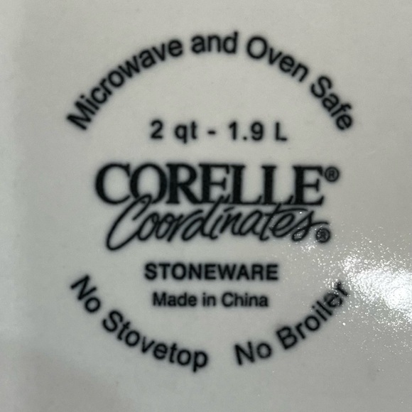 Rare three pc set of Corelle Callaway Nesting Bowls 1,2,and 3 qt - Picture 5 of 6